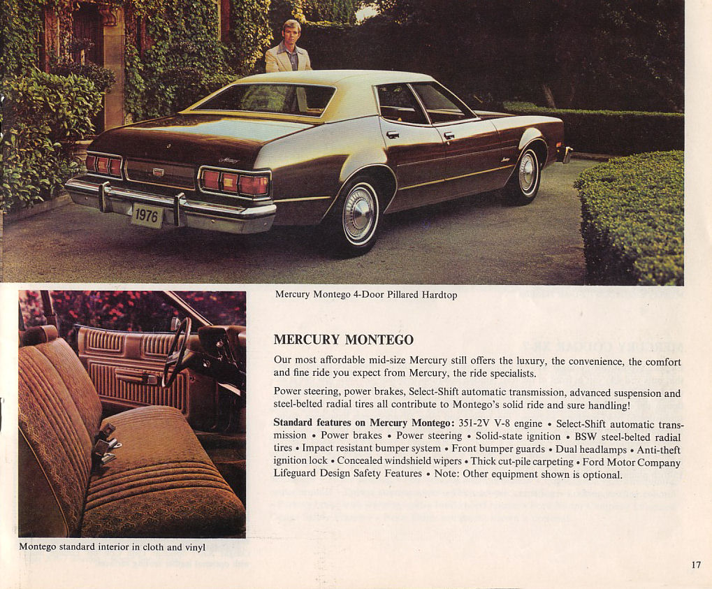 1976 Lincoln Mercury Brochure Page 25
